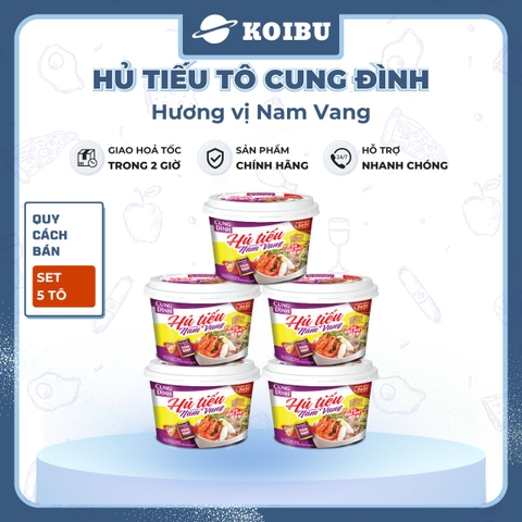 AFOTECH - Hủ tiếu tô Cung Đình hương vị Hủ tiếu Nam vang Cung Đình ăn liền, Hủ tíu nam vang Cung Đình - 83g/tô - 00319