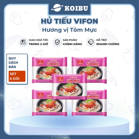 VIFON - Hủ tiếu Vifon hủ tiếu Tôm mực, Hủ tíu Tôm mực Vifon, Hủ tiếu Tôm mực Vifon, Hủ tíu Vifon - 65g/gói - 00168