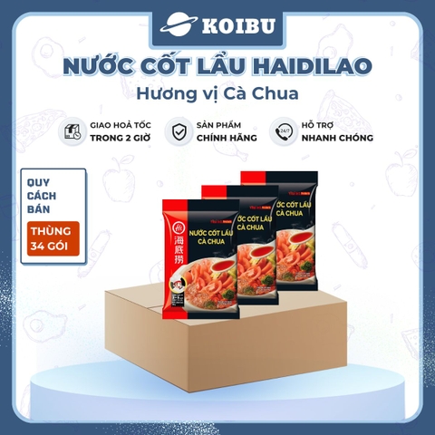 HAIDILAO – Nước cốt lẩu Haidilao hương vị cà chua, Haidilao nước cốt lẩu cà chua Haidilao - 200g/gói - 00883