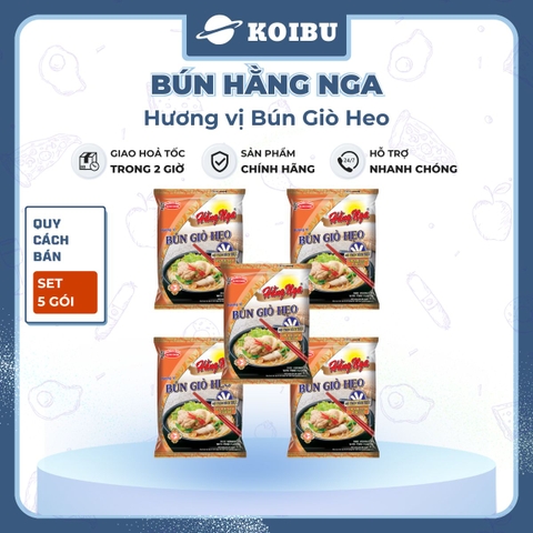 ACECOOK - Bún giò heo Hằng Nga, Hằng Nga Bún giò heo, Bún Hằng Nga hương vị Bún giò heo, Bún Acecook - 75g/gói - 00050