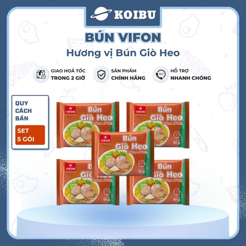 VIFON - Bún Vifon hương vị Bún giò heo, Bún giò heo Vifon Bún giò heo, Bún giò ăn liền Vifon gói - 65g/gói - 00145