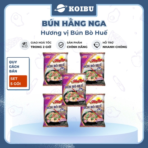 ACECOOK - Bún bò Huế Hằng Nga, Hằng Nga Bún bò Huế, Bún Hằng Nga hương vị Bún bò Huế, Bún bò Acecook - 73g/gói - 00049
