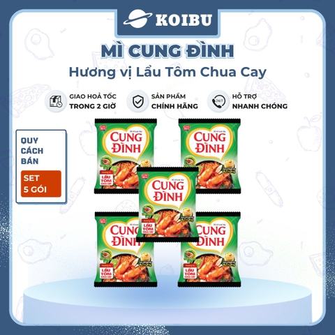 AFOTECH - Mì Cung Đình Lẩu tôm chua cay, Mì Tôm chua cay Cung Đình, Mì khoai tây Cung Đình gói - 85g/gói - 00298