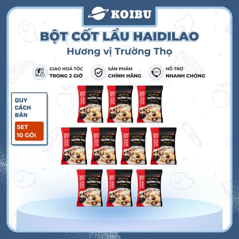 HAIDILAO - Bột cốt lẩu Haidilao vị Trường thọ, bột cốt lẩu Trường thọ Haidilao, gia vị cốt lẩu Haidilao - 110g/gói - 00887
