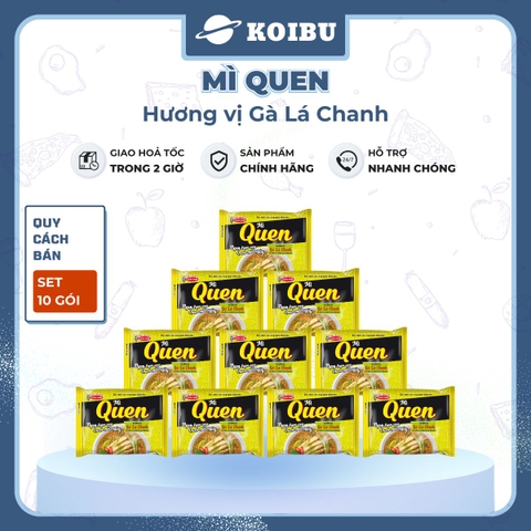 ACECOOK - Mì Quen hương vị Gà lá chanh, Acecook mì quen Gà lá chanh Acecook mì Queen Acecook - 82g/gói - 00845