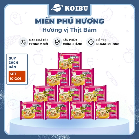 ACECOOK - Miến Phú Hương hương vị Thịt Bằm Miến Phú Hương Thịt Bằm, Miến vị Thịt Bằm Phú Hương - Miến ăn liền Acecook - 55g/gói - 00062