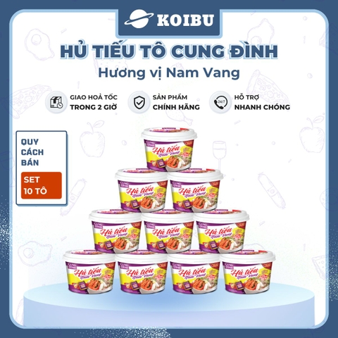AFOTECH - Hủ tiếu tô Cung Đình hương vị Hủ tiếu Nam vang Cung Đình ăn liền, Hủ tíu nam vang Cung Đình - 83g/tô - 00319