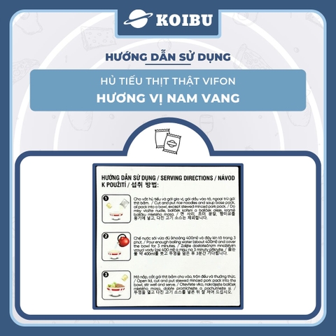 VIFON - Hủ tiếu thịt thật Vifon hương vị Nam Vang (có gói thịt thật), Hủ tíu Nam Vang thịt thật - 90g/gói - 00854