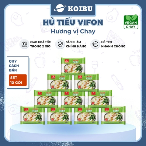 VIFON - Hủ tiếu Vifon hủ tiếu Chay, Hủ tíu Chay Vifon, Vifon Hủ tiếu Chay, Hủ tíu gói ăn liền Vifon - 65g/gói - 00166