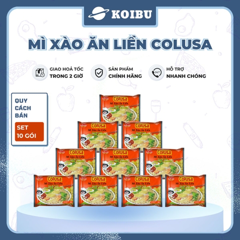 COLUSA - Mì xào ăn liền Colusa, Mì xào Colusa, Mì xào ăn liền Miliket, Mì xào cao cấp Colusa - 85g/gói - 00619