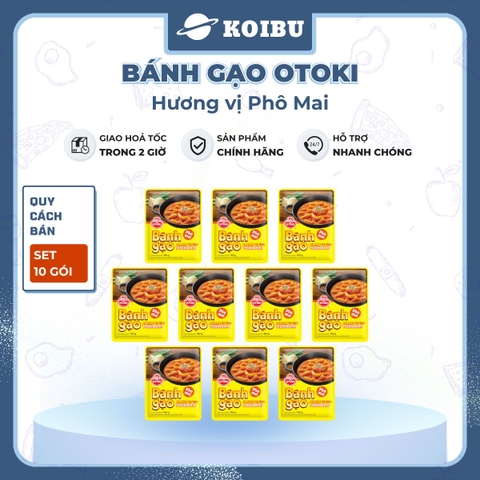 OTOKI - Bánh gạo Otoki hương vị Phô mai, Bánh gạo phô mai Otoki Jin, Bánh gạo phô mai Jin Ottogi - 164g/gói - 00688