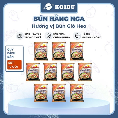 ACECOOK - Bún giò heo Hằng Nga, Hằng Nga Bún giò heo, Bún Hằng Nga hương vị Bún giò heo, Bún Acecook - 75g/gói - 00050