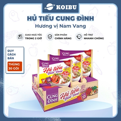AFOTECH - Hủ Tiếu Cung Đình Nam vang, Hủ tíu Cung Đình Nam vang, Hủ tiếu Nam vang Cung Đình ăn liền - 83g/gói - 00317