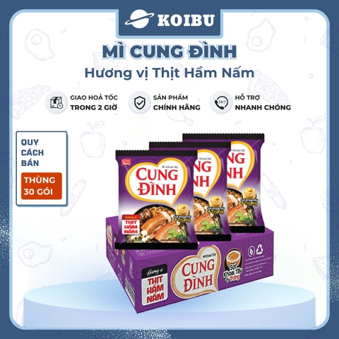 AFOTECH - Mì Cung Đình Thịt hầm nấm, Mì Thịt hầm nấm Cung Đình, Mì khoai tây Cung Đình ăn liền - 79g/gói - 00299