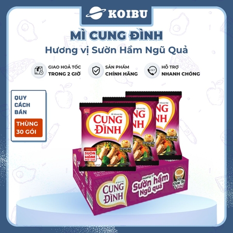 AFOTECH - Mì Cung Đình Sườn hầm ngũ quả, Mì Sườn hầm ngũ quả Cung Đình, Mì khoai tây Cung Đình gói - 80g/gói - 00302
