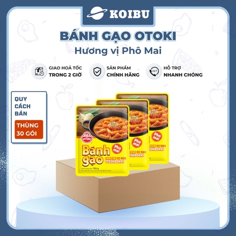 OTOKI - Bánh gạo Otoki hương vị Phô mai, Bánh gạo phô mai Otoki Jin, Bánh gạo phô mai Jin Ottogi - 164g/gói - 00688
