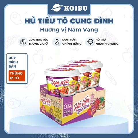 AFOTECH - Hủ tiếu tô Cung Đình hương vị Hủ tiếu Nam vang Cung Đình ăn liền, Hủ tíu nam vang Cung Đình - 83g/tô - 00319
