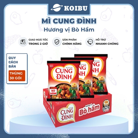 AFOTECH - Mì Cung Đình Bò hầm, Mì Bò hầm Cung Đình, Mì khoai tây Cung Đình Bò hầm, Mì Cung Đình gói - 79g/gói - 00301
