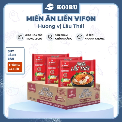 VIFON - Miến ăn liền Vifon vị Lẩu thái, Miến ăn liền Vifon, Miến Vifon gói ăn liền - 60g/gói - 00181