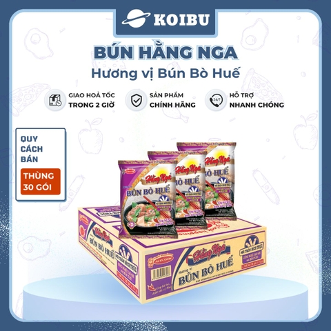 ACECOOK - Bún bò Huế Hằng Nga, Hằng Nga Bún bò Huế, Bún Hằng Nga hương vị Bún bò Huế, Bún bò Acecook - 73g/gói - 00049