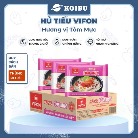 VIFON - Hủ tiếu Vifon hủ tiếu Tôm mực, Hủ tíu Tôm mực Vifon, Hủ tiếu Tôm mực Vifon, Hủ tíu Vifon - 65g/gói - 00168