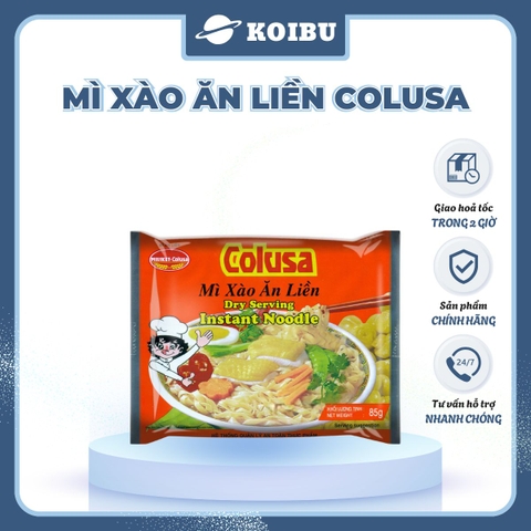 COLUSA - Mì xào ăn liền Colusa, Mì xào Colusa, Mì xào ăn liền Miliket, Mì xào cao cấp Colusa - 85g/gói - 00619