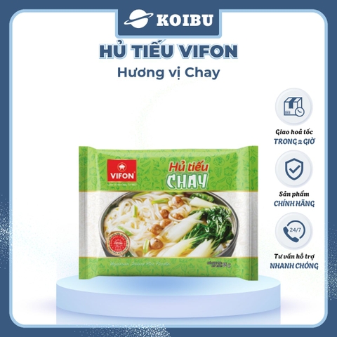VIFON - Hủ tiếu Vifon hủ tiếu Chay, Hủ tíu Chay Vifon, Vifon Hủ tiếu Chay, Hủ tíu gói ăn liền Vifon - 65g/gói - 00166