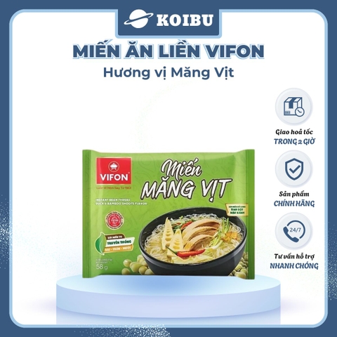 VIFON - Miến ăn liền Vifon vị Măng vịt, Miến ăn liền Vifon, Miến Vifon gói ăn liền - 58g/gói - 00183