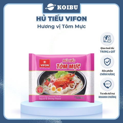 VIFON - Hủ tiếu Vifon hủ tiếu Tôm mực, Hủ tíu Tôm mực Vifon, Hủ tiếu Tôm mực Vifon, Hủ tíu Vifon - 65g/gói - 00168