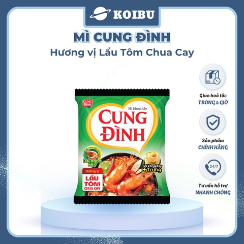 AFOTECH - Mì Cung Đình Lẩu tôm chua cay, Mì Tôm chua cay Cung Đình, Mì khoai tây Cung Đình gói - 85g/gói - 00298