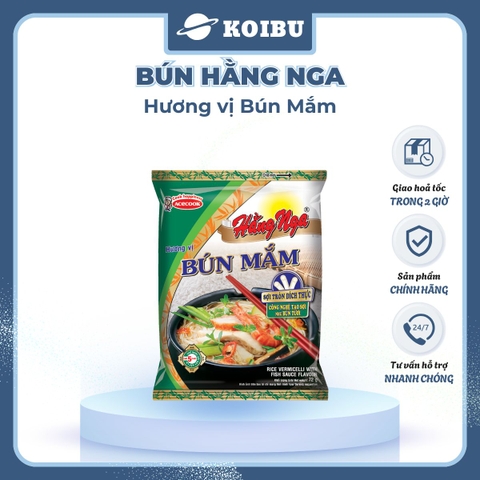 ACECOOK - ACECOOK - Bún mắm Hằng Nga, Hằng Nga Bún mắm, Bún Hằng Nga hương vị Bún mắm, Bún mắm Acecook - 75g/gói - 00051