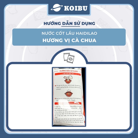 HAIDILAO – Nước cốt lẩu Haidilao hương vị cà chua, Haidilao nước cốt lẩu cà chua Haidilao - 200g/gói - 00883