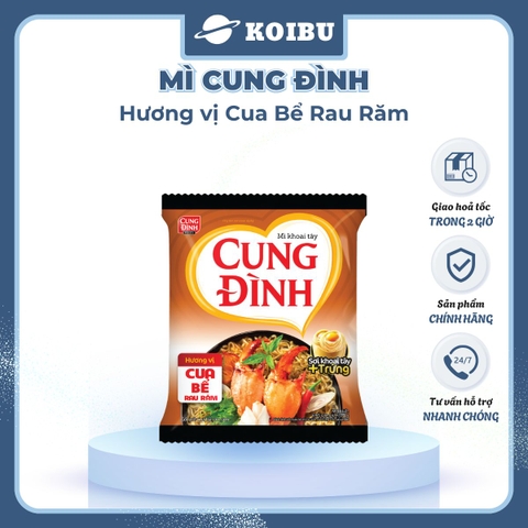 AFOTECH - Mì Cung Đình Cua bể rau răm, Mì Cua bể rau răm Cung Đình, Mì khoai tây Cung Đình ăn liền - 79g/gói - 00297