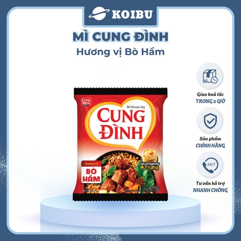 AFOTECH - Mì Cung Đình Bò hầm, Mì Bò hầm Cung Đình, Mì khoai tây Cung Đình Bò hầm, Mì Cung Đình gói - 79g/gói - 00301
