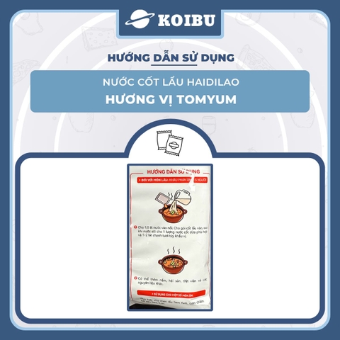 HAIDILAO - Nước cốt lẩu vị Tomyum Haidilao, nước cốt lẩu Thái Tomyum Haidilao, cốt lẩu Tomyum chua cay - 200g/gói - 00885
