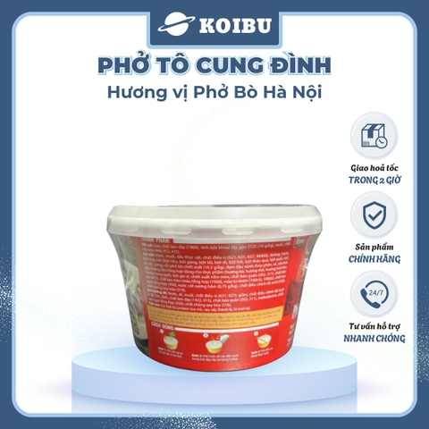 AFOTECH - Phở tô Cung Đình hương vị Phở bò Hà Nội, Phở bò Cung Đình tô, Phở bò Hà Nội Cung Đình ăn liền - 73g/tô - 00316