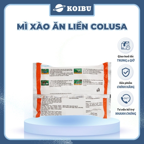 COLUSA - Mì xào ăn liền Colusa, Mì xào Colusa, Mì xào ăn liền Miliket, Mì xào cao cấp Colusa - 85g/gói - 00619