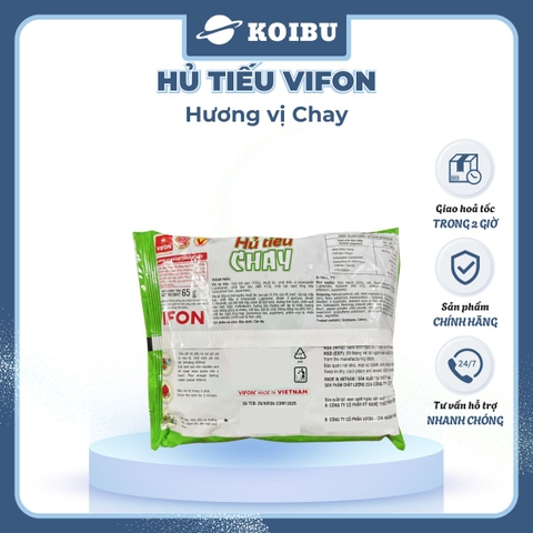 VIFON - Hủ tiếu Vifon hủ tiếu Chay, Hủ tíu Chay Vifon, Vifon Hủ tiếu Chay, Hủ tíu gói ăn liền Vifon - 65g/gói - 00166