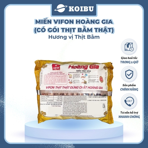 VIFON - Miến Hoàng Gia hương vị Thịt bằm (có gói thịt bằm thật), Miến thịt bằm Vifon Hoàng Gia - 105g/gói - 00185