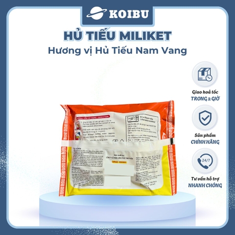 COLUSA - Hủ tiếu Miliket hương vị Nam Vang, Miliket hủ tiếu nam vang, Hủ tíu nam vang Miliket gói - 65g/gói - 00122
