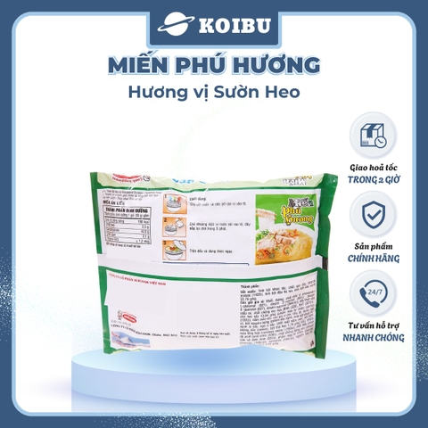 ACECOOK - Miến Phú Hương hương vị Sườn Heo Miến Phú Hương Sườn Heo, Miến Sườn Heo Phú Hương - Miến ăn liền Phú Hương, Miến ăn liền Acecook - 55g/gói - 00064