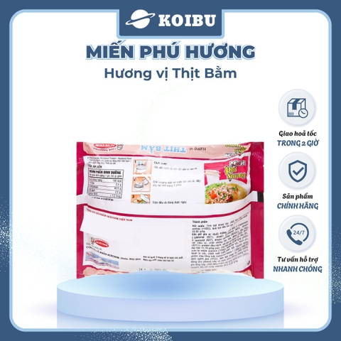 ACECOOK - Miến Phú Hương hương vị Thịt Bằm Miến Phú Hương Thịt Bằm, Miến vị Thịt Bằm Phú Hương - Miến ăn liền Acecook - 55g/gói - 00062