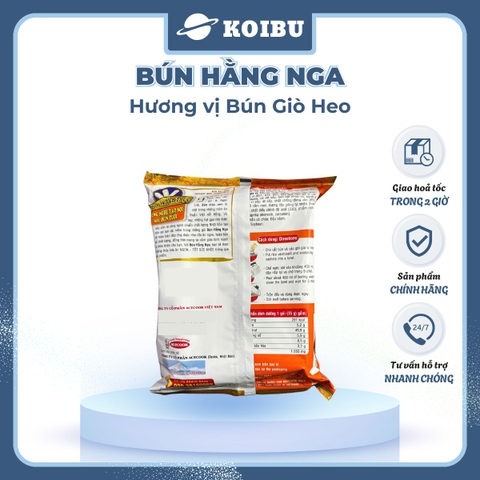 ACECOOK - Bún giò heo Hằng Nga, Hằng Nga Bún giò heo, Bún Hằng Nga hương vị Bún giò heo, Bún Acecook - 75g/gói - 00050