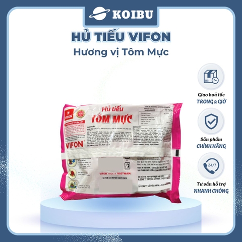 VIFON - Hủ tiếu Vifon hủ tiếu Tôm mực, Hủ tíu Tôm mực Vifon, Hủ tiếu Tôm mực Vifon, Hủ tíu Vifon - 65g/gói - 00168