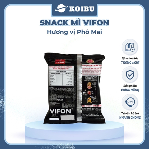 VIFON - Snack mì Vifon hương vị Phô Mai - Snack mì Vifon vị Phô Mai, Snack phô mai Vifon - 30g/gói - 00197