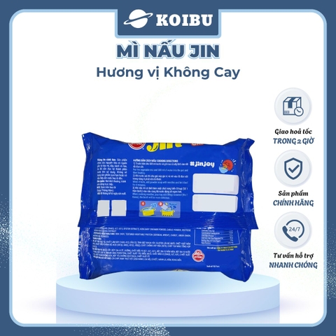 OTOKI - Mì nấu Jin hương vị Không cay, Mì nấu Jin không cay, Mì Jin nấu không cay, Mì Jin Ottogi - 120/gói - 00525