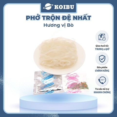 ACECOOK - Phở trộn Đệ Nhất Hương vị Bò - Phở bò trộn Đệ Nhất - Đệ Nhất Phở trộn/ Phở Đệ Nhất/ Phở ăn liền Đệ Nhất - 84g/gói - 00058