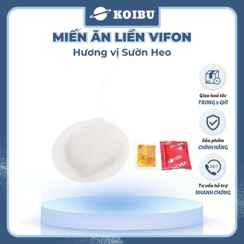 VIFON - Miến ăn liền Vifon vị Sườn heo, Miến ăn liền Vifon, Miến Vifon gói ăn liền - 58g/gói - 00182