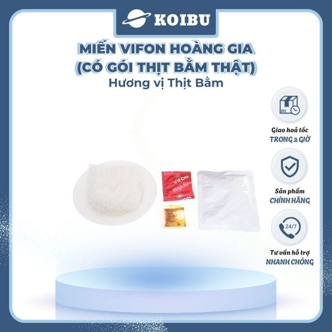 VIFON - Miến Hoàng Gia hương vị Thịt bằm (có gói thịt bằm thật), Miến thịt bằm Vifon Hoàng Gia - 105g/gói - 00185