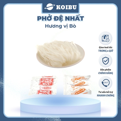 ACECOOK - Đệ Nhất phở hương vị Phở Bò, phở bò Đệ Nhất Acecook, phở bò Acecook Đệ Nhất phở ăn liền - 65g/gói - 00054